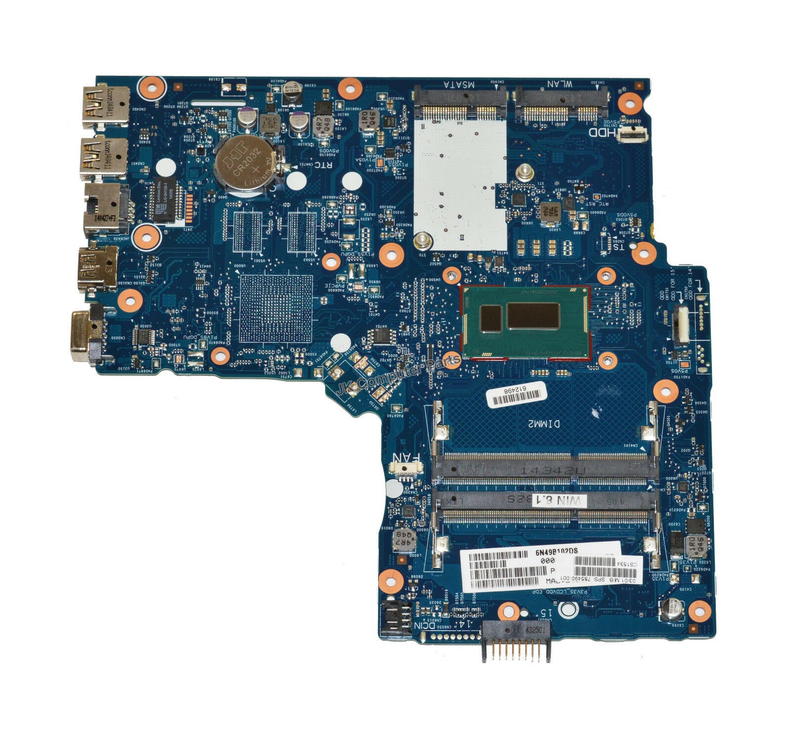 NEW HP 2.0GHz CPU 785490-001 for 350 G1 G2 Laptop Motherboard w/ Intel i7-4510U Laptop Motherboard